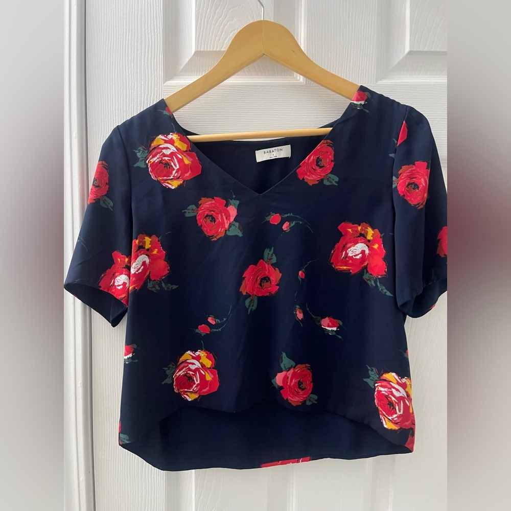 Babaton floral randy blouse